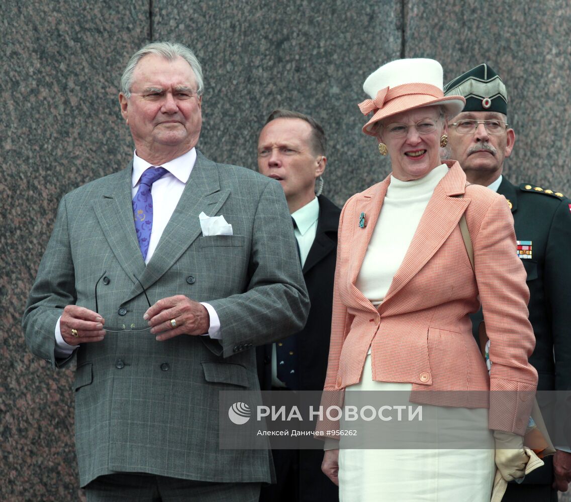 Королева Дании Маргрете и принц-консорт Хенрик в Петербурге