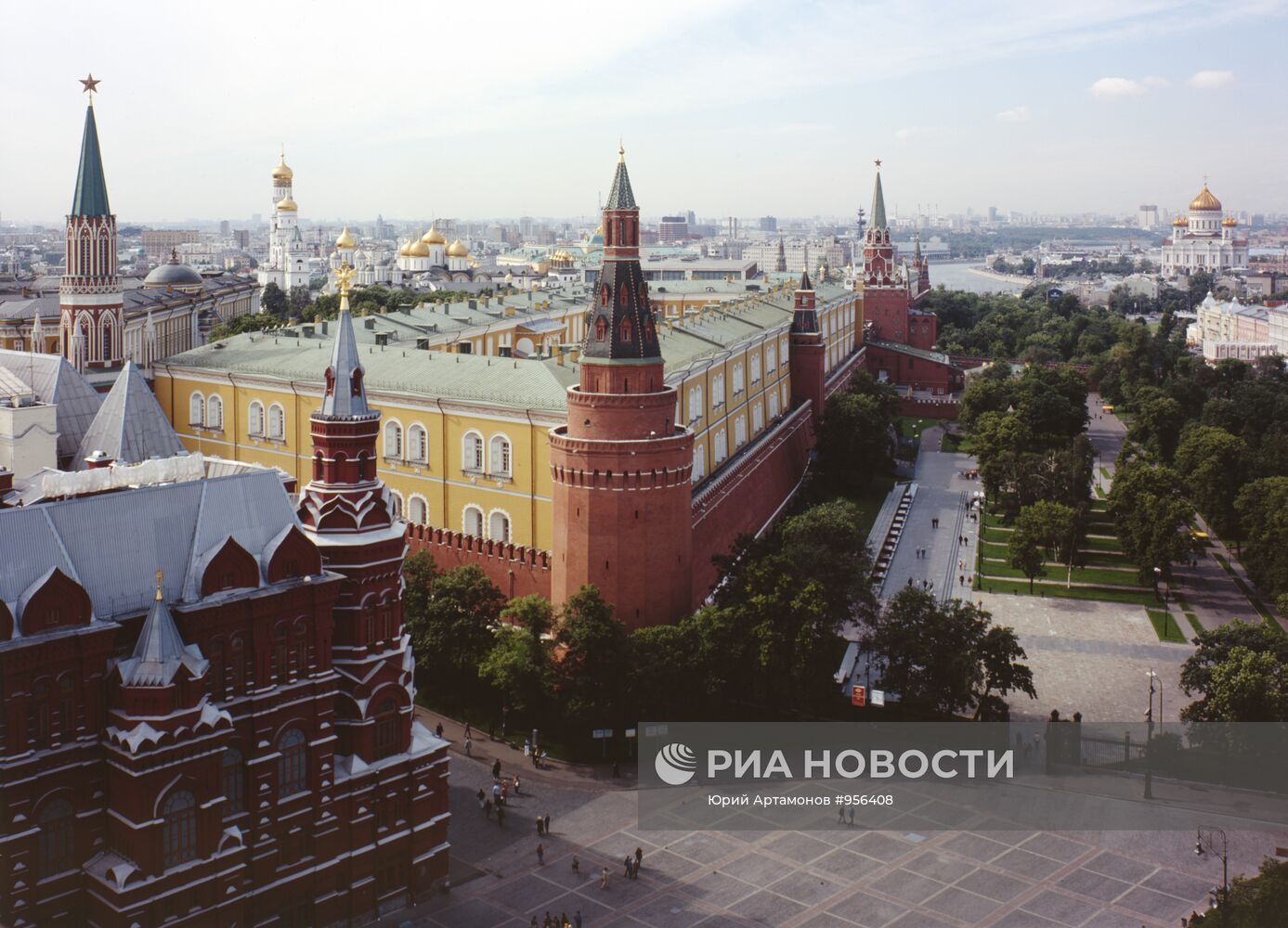 Исторический музей и Московский Кремль