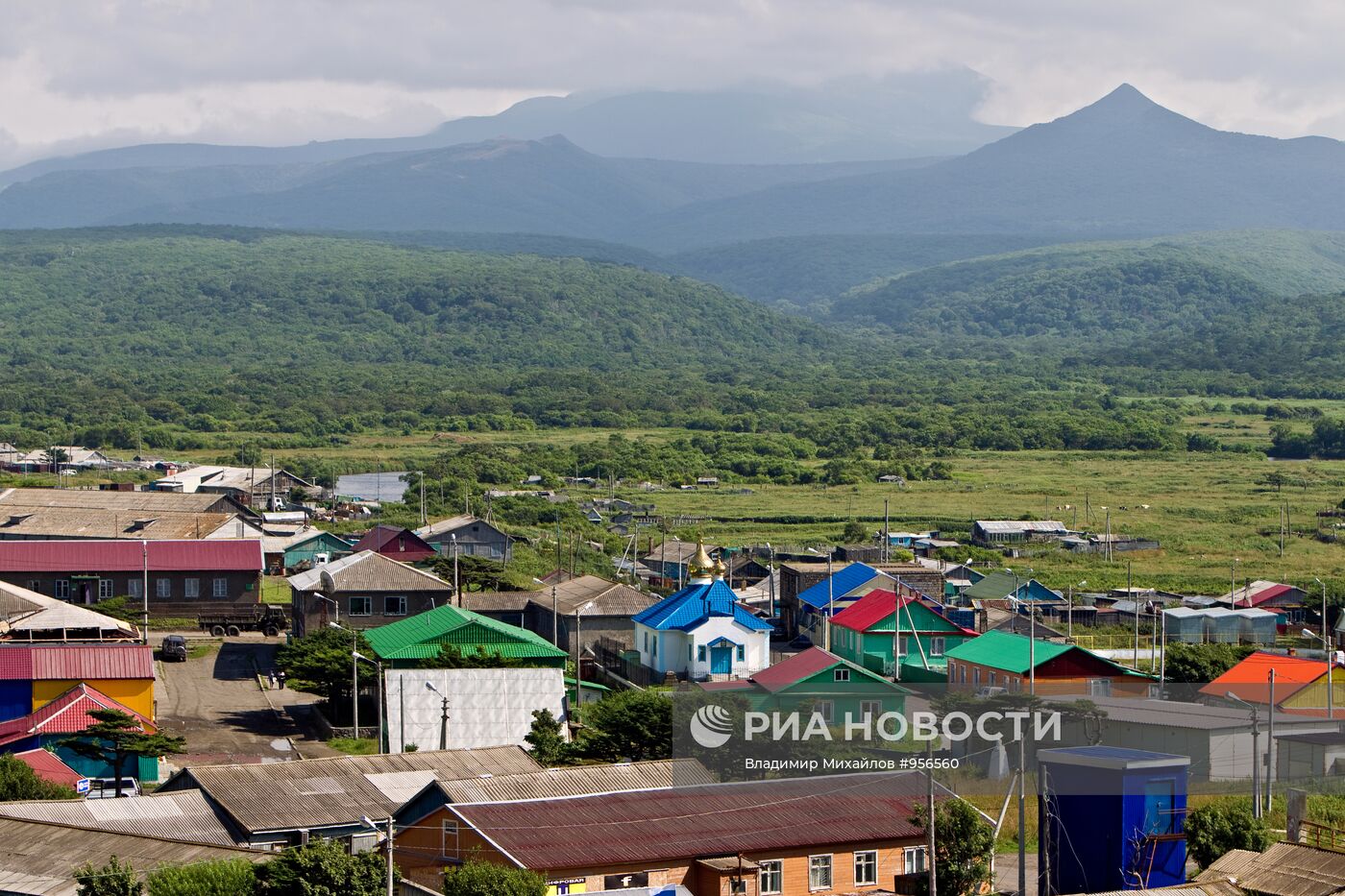 Регионы России. Курильские острова. Остров Итуруп