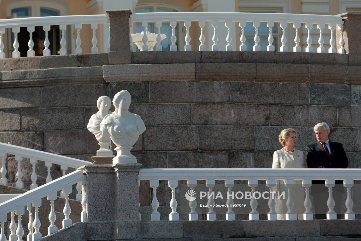 С.Медведева на праздновании 300-летия Ораниенбаума