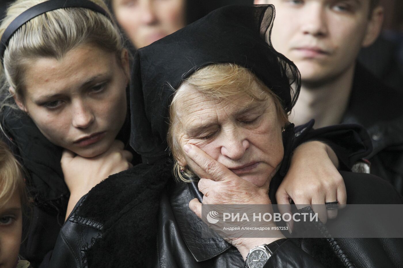 Прощание с хоккеистом " Локомотива" Р. Салеем в Минске