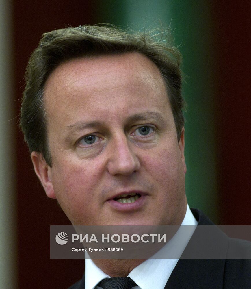 Визит премьер-министра Великобритании Дэвида Кэмерона в Москву