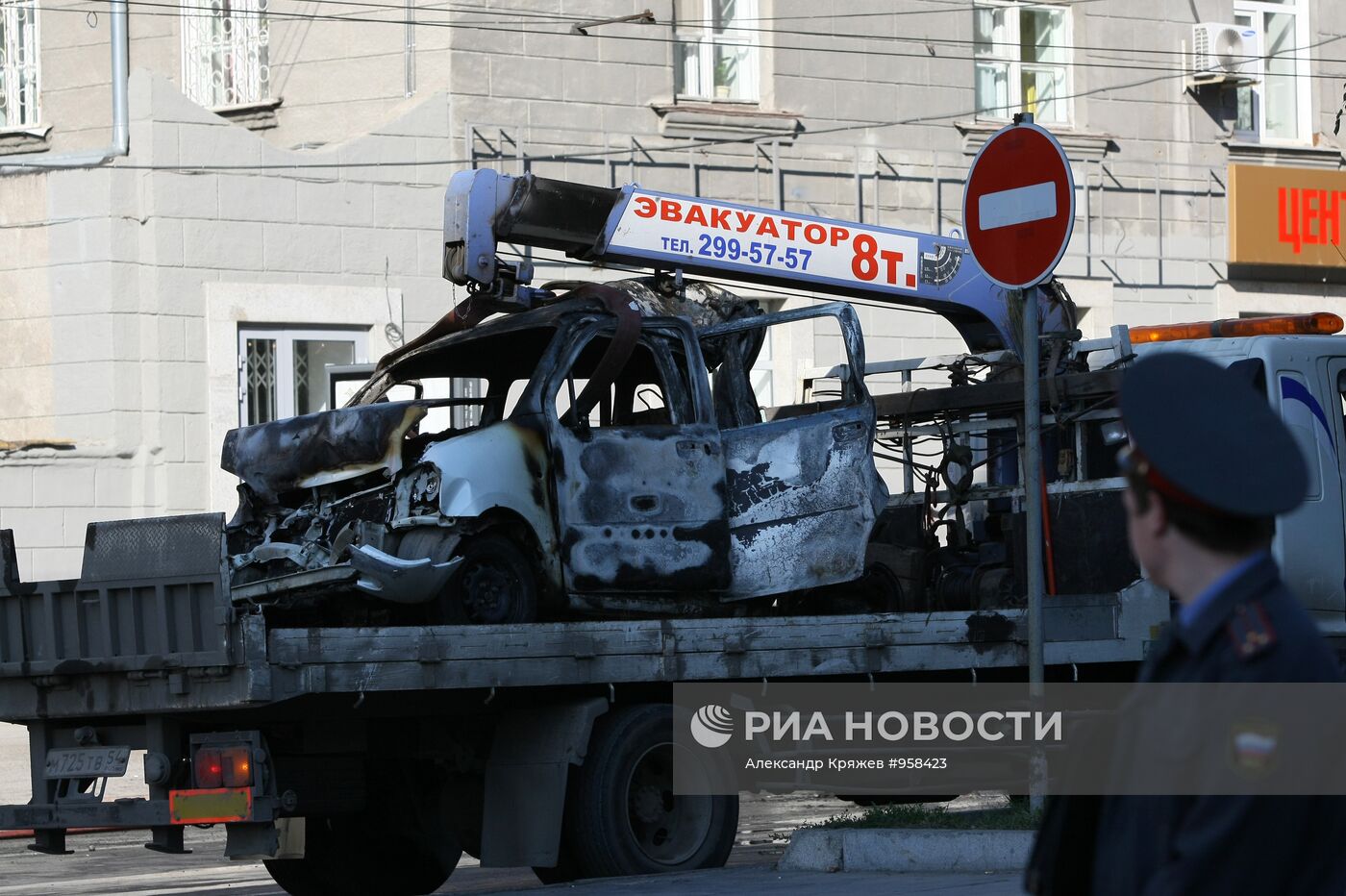 ДТП на площади Калинина в Новосибирске