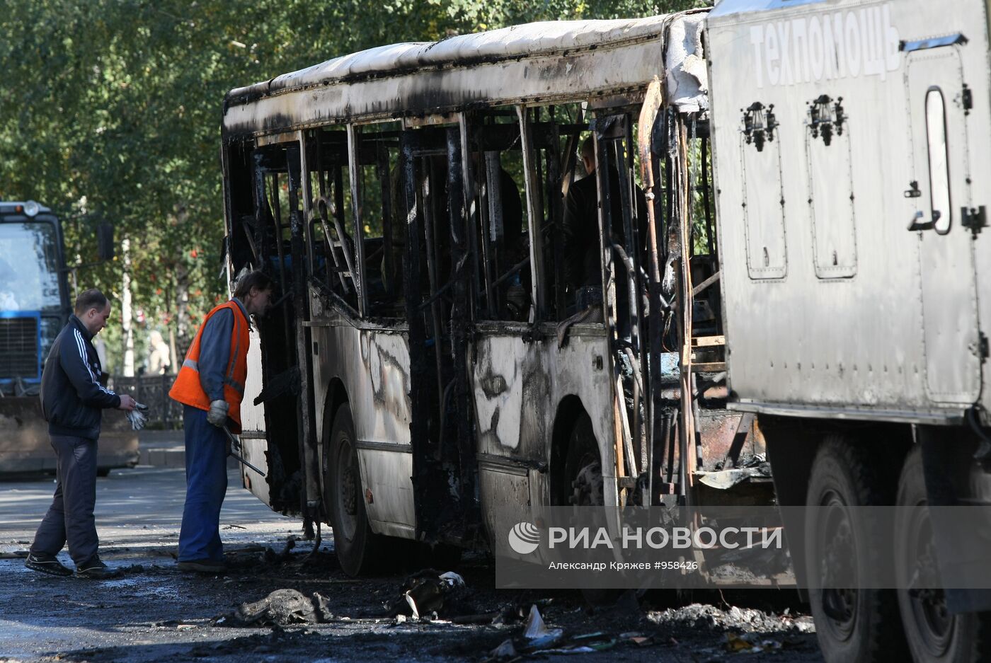 ДТП на площади Калинина в Новосибирске