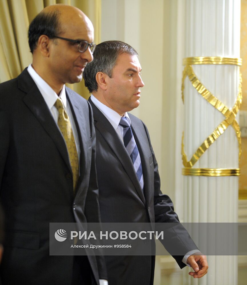 Заседание российско-сингапурской межправительственной комиссии