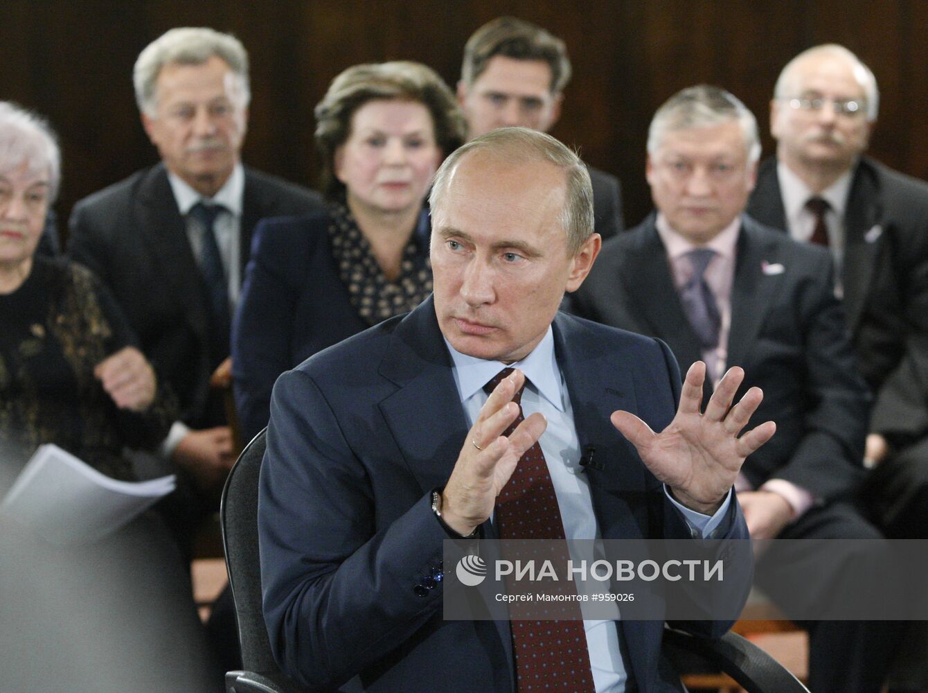 Встреча В.Путина с победителями праймериз партии "Единая Россия"