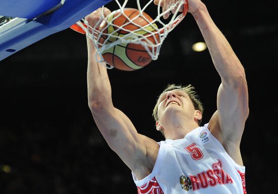 Баскетбол. Чемпионат Европы. Матч Россия - Сербия