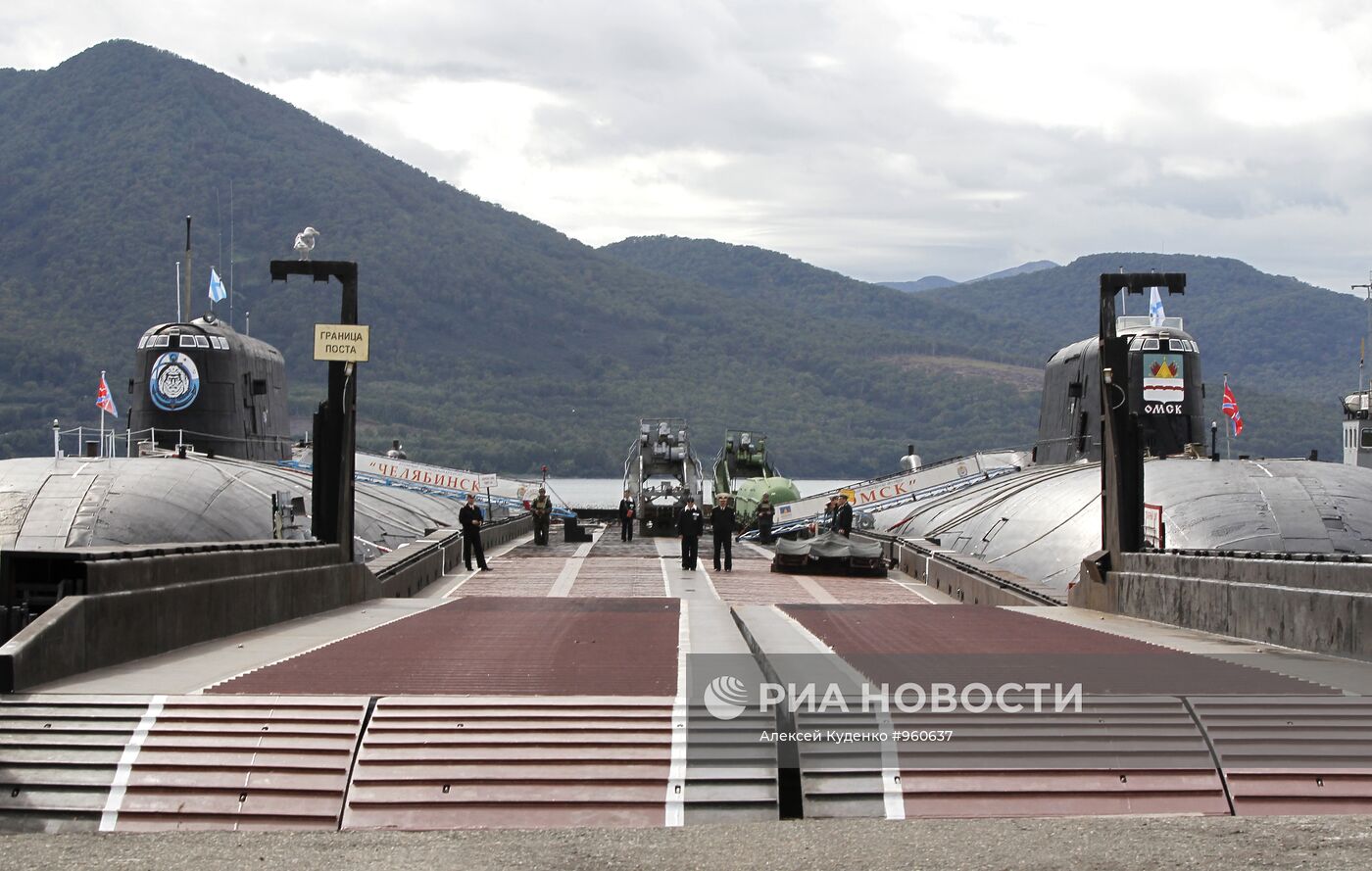 База 16 Краснознаменной эскадры подводных лодок ТОФ в Вилючинске