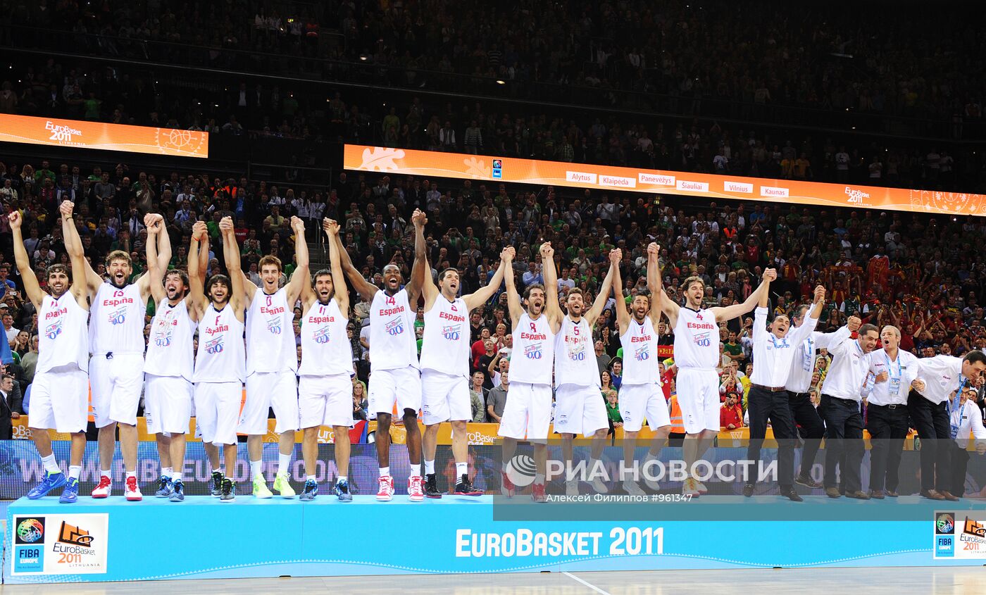Баскетбол. Чемпионат Европы. Финал