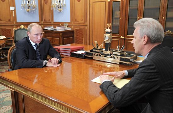 В.Путин провел встречу с А.Фурсенко