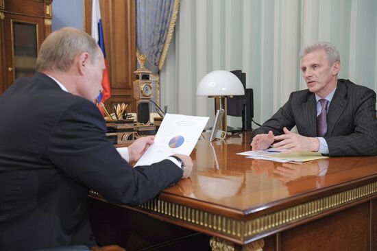 В.Путин провел встречу с А.Фурсенко