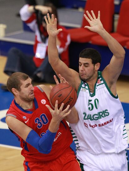 Баскетбол. Кубок Гомельского. Матч ЦСКА - "Жальгирис"