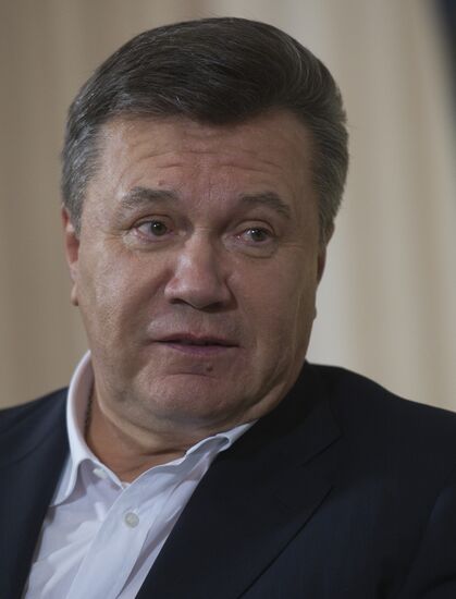 Визит президента Украины В.Януковича в Россию