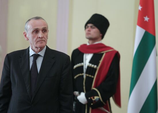 Инаугурация президента Абхазии Александра Анкваба