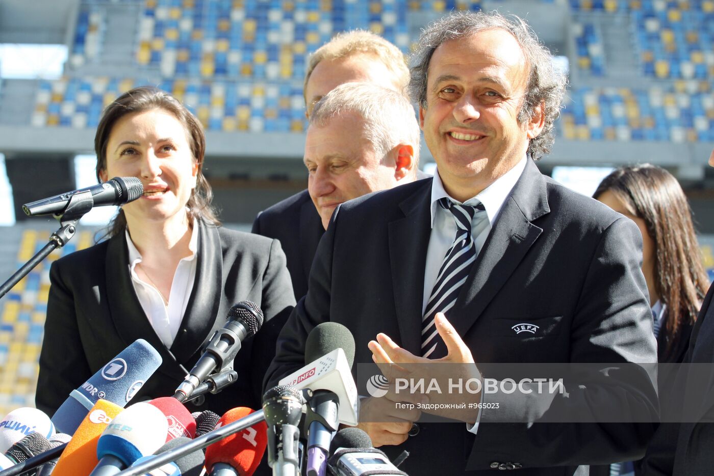 Поездка президента УЕФА Мишеля Платини на Украину