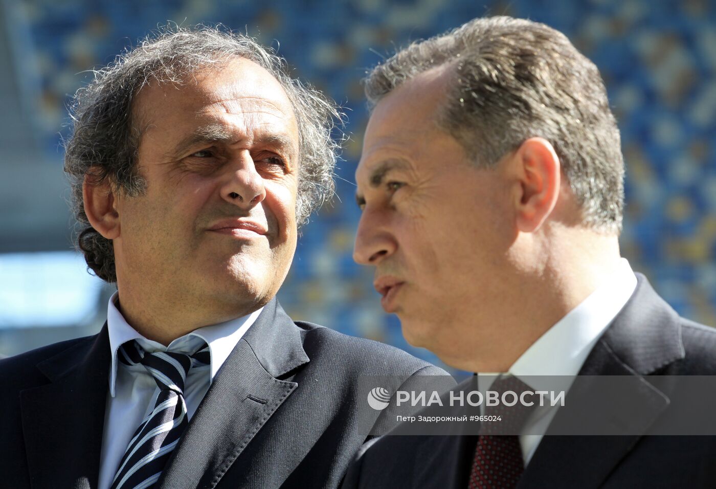 Поездка президента УЕФА Мишеля Платини на Украину
