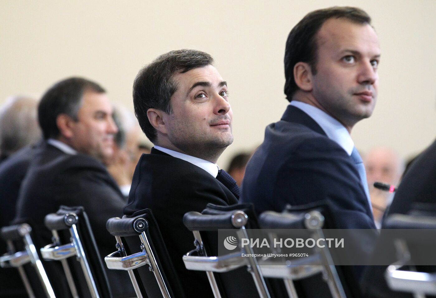 Вячеслав Володин, Владислав Сурков и Аркадий Дворкович