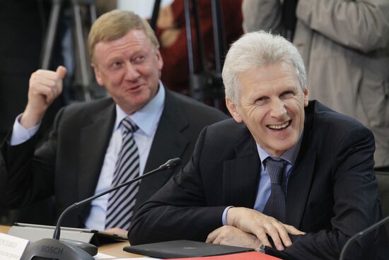 Анатолий Чубайс и Андрей Фурсенко