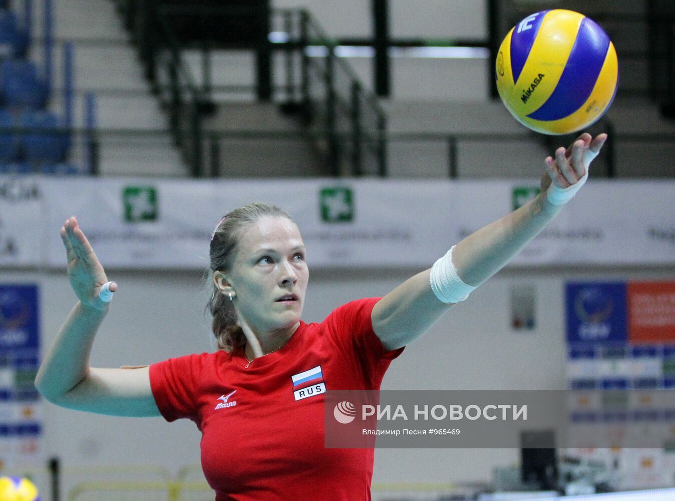 Волейбол. Чемпионат Европы. Тренировка сборной России
