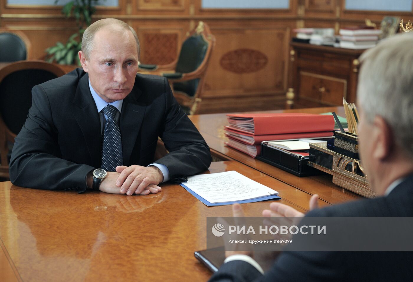 Встреча Владимира Путина с Евгением Савченко