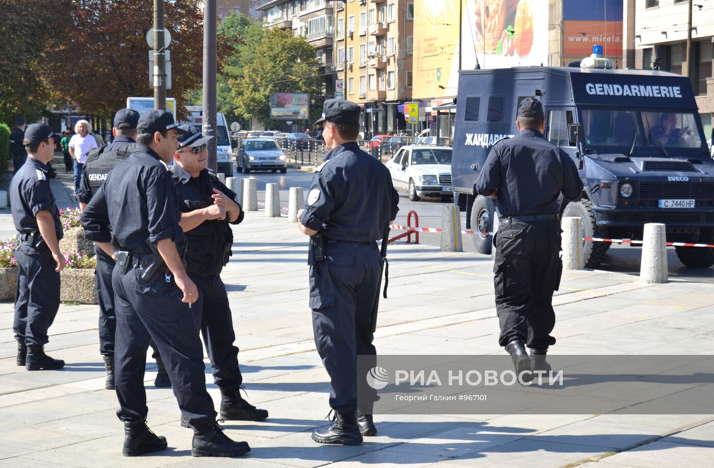 Меры безопасности перед антицыганскими акциями в Болгарии