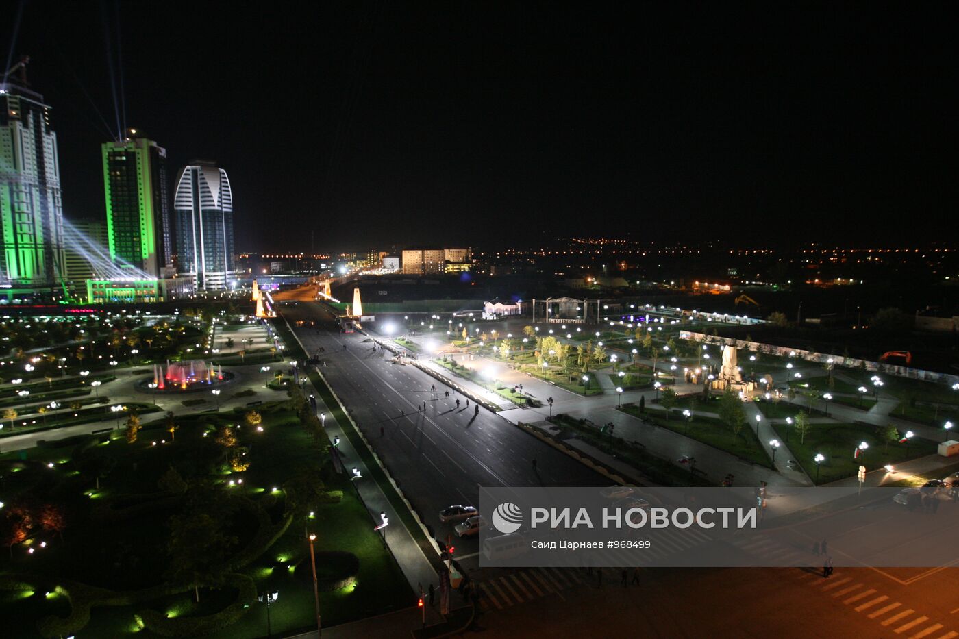 Подготовка к празднованию Дня города в Грозном