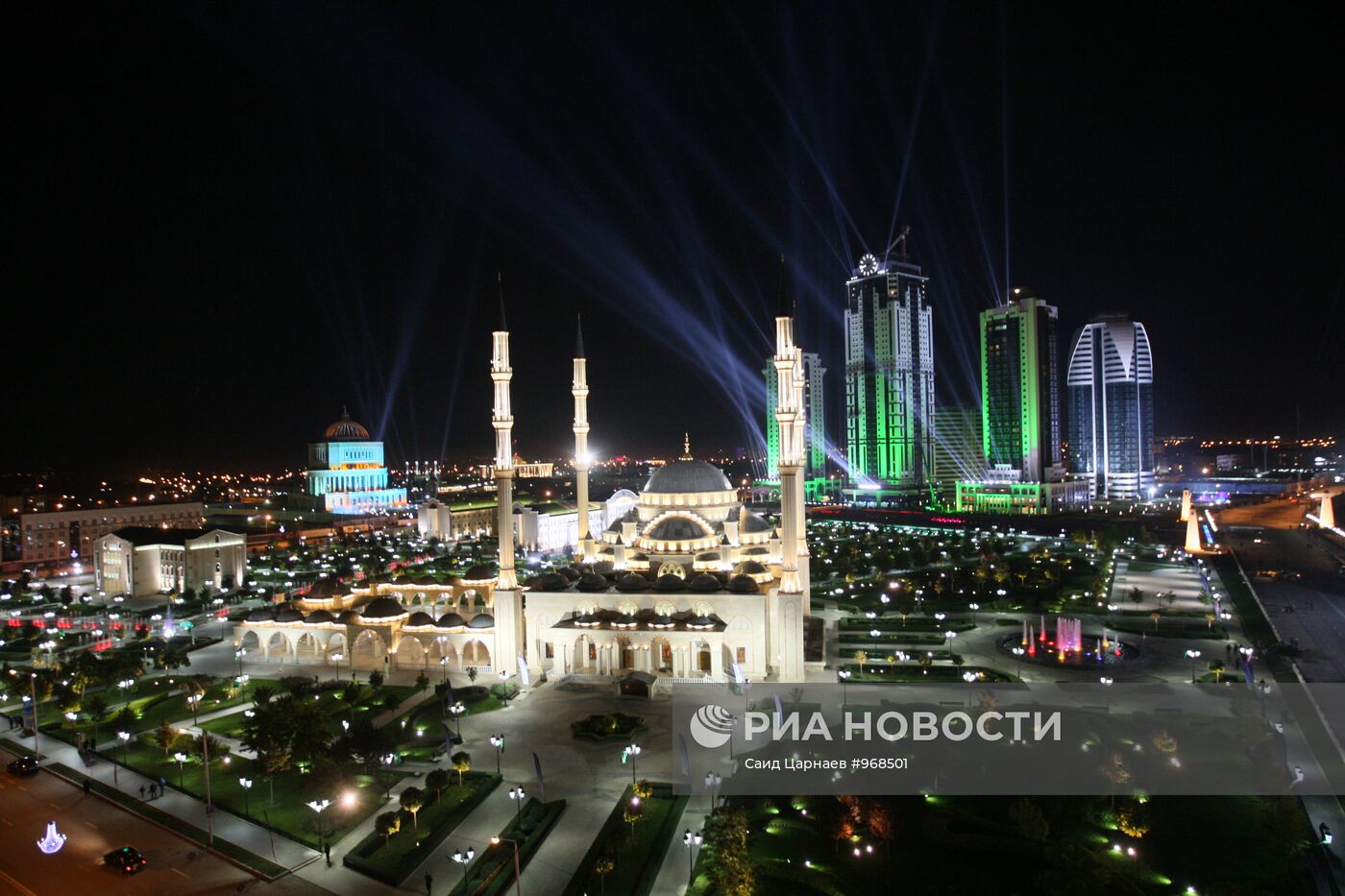 Подготовка к празднованию Дня города в Грозном