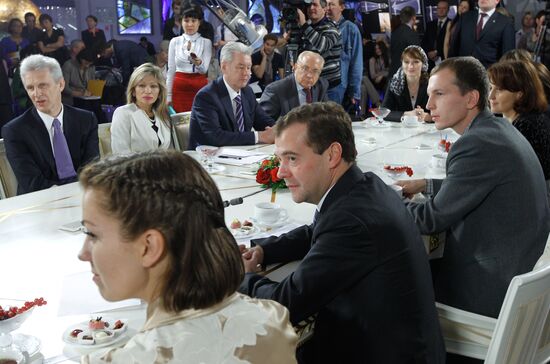 Встреча Д.Медведева с лауреатами конкурса "Учитель года России"