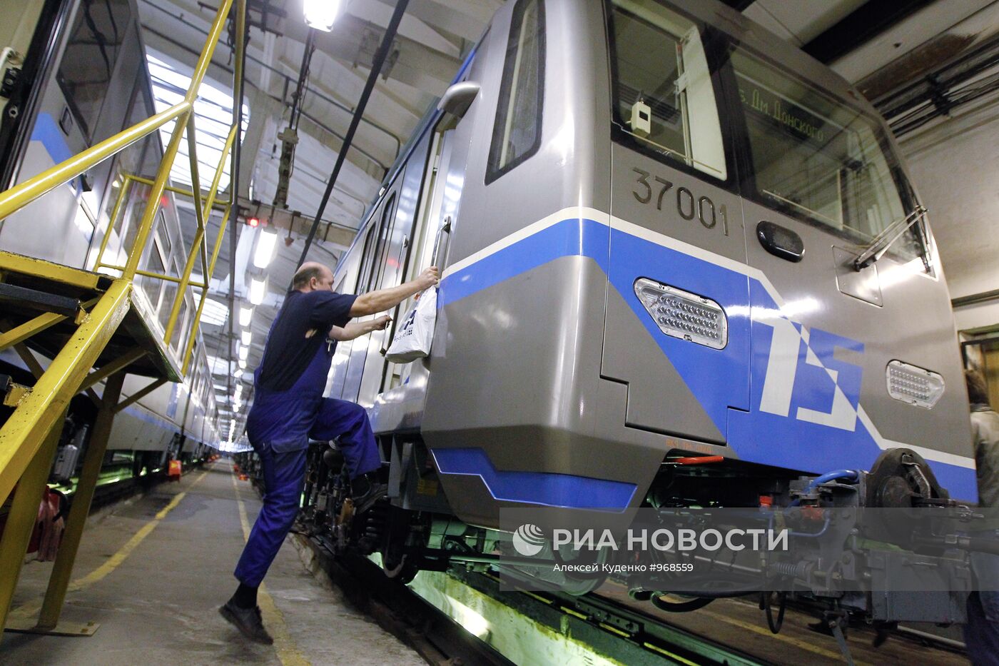 Испытания подвижного состава для Московского метрополитена