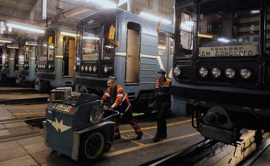 Испытания подвижного состава для Московского метрополитена