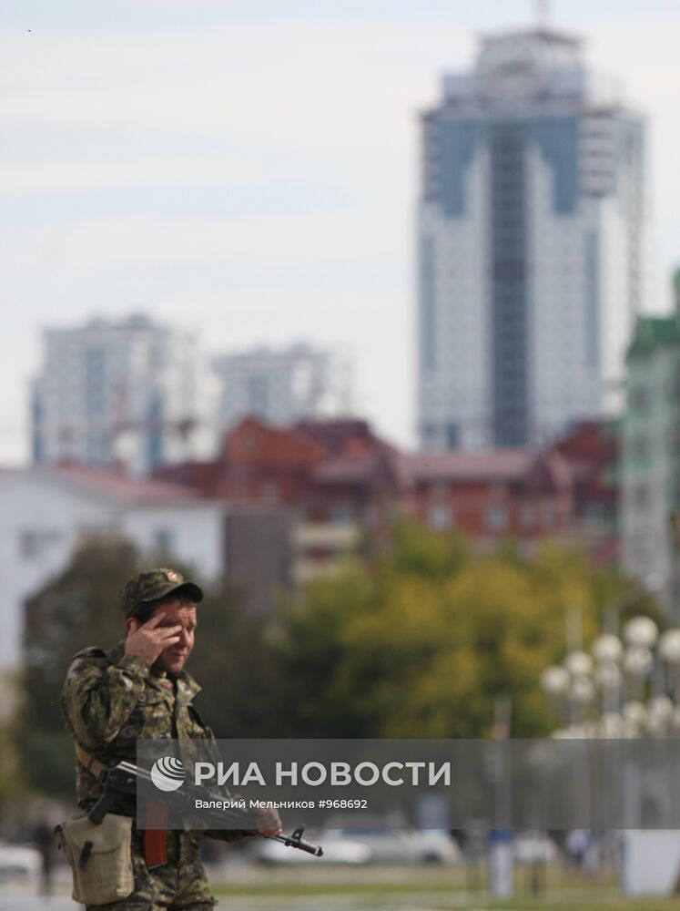 Подготовка к празднованию Дня города в Грозном