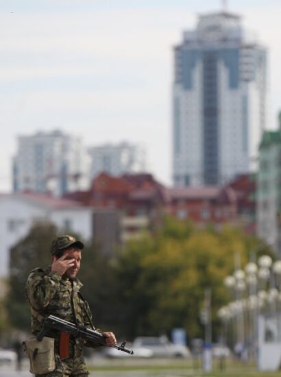 Подготовка к празднованию Дня города в Грозном