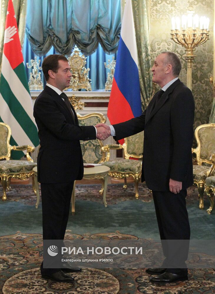 Первый официальный визит в Россию президента Абхазии