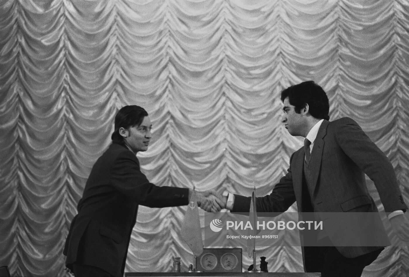 Г.К. Каспаров и А.Е. Карпов