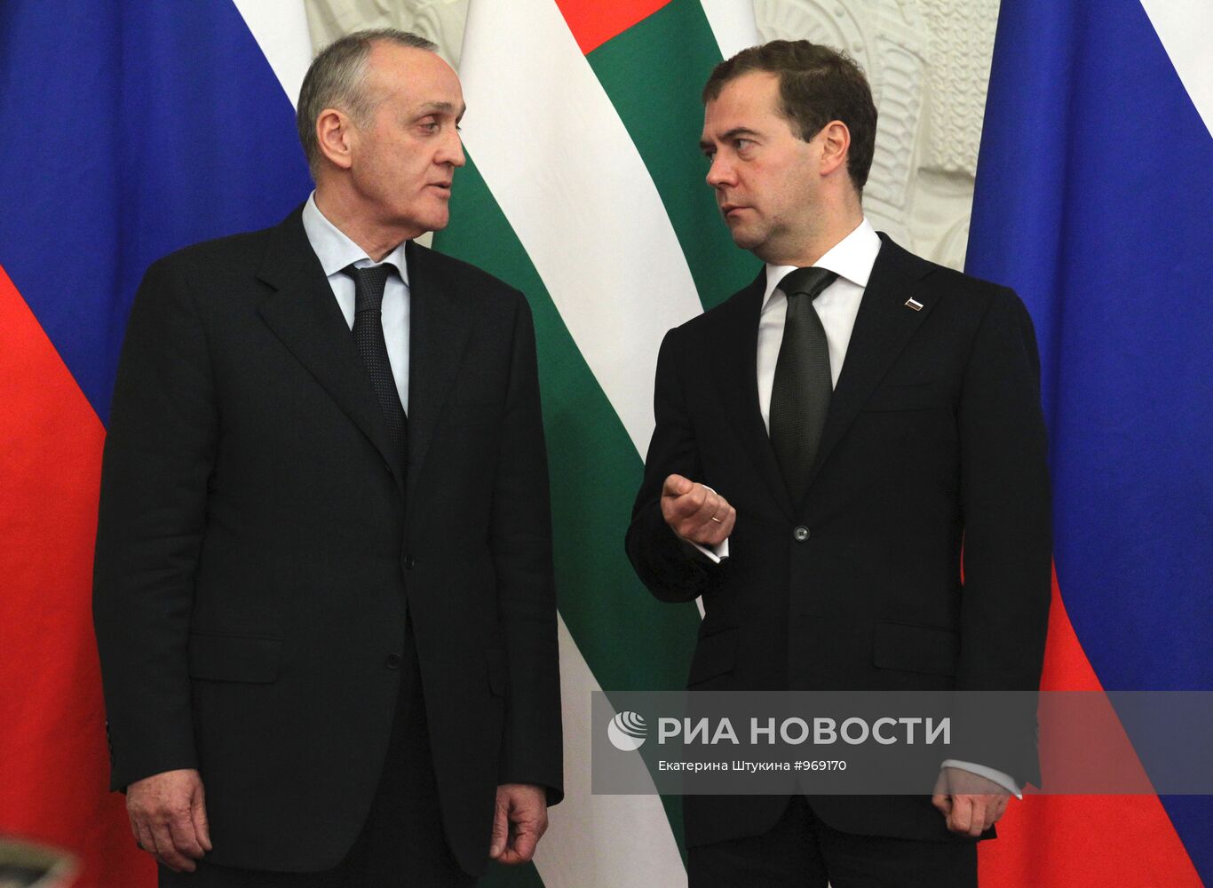 Первый официальный визит в Россию президента Абхазии