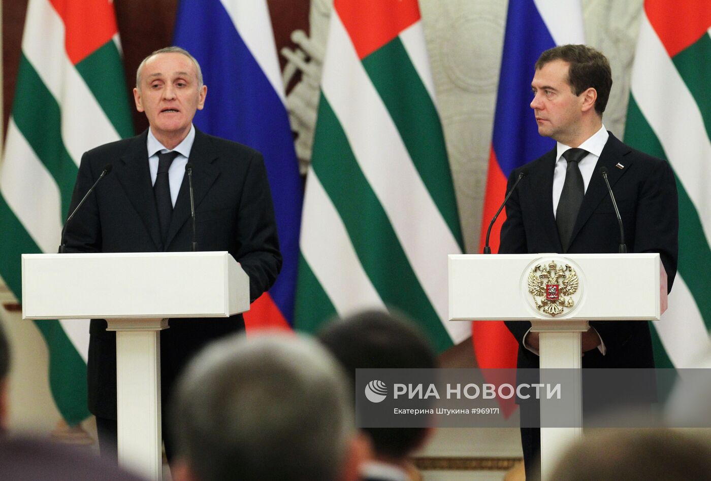 Первый официальный визит в Россию президента Абхазии