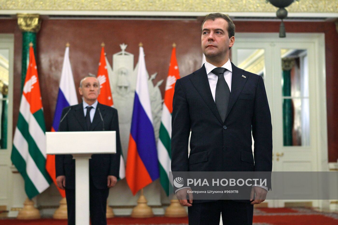 Первый официальный визит в Россию президента Абхазии