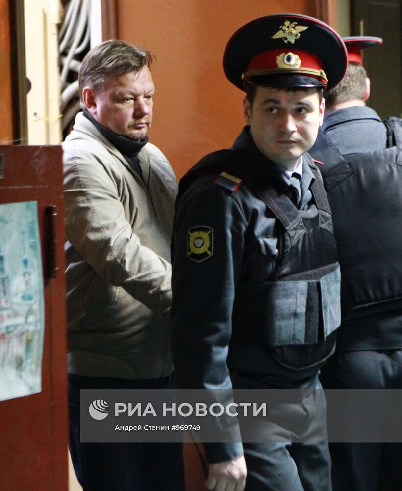 Рассмотрение ходатайства об аресте А.Демидова и А.Майорова