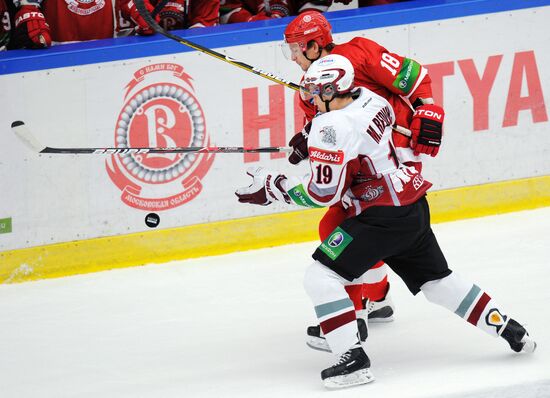 Хоккей. КХЛ. Матч "Витязь" (Чехов) - "Динамо" (Рига)