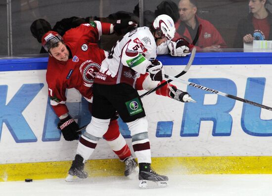 Хоккей. КХЛ. Матч "Витязь" (Чехов) - "Динамо" (Рига)