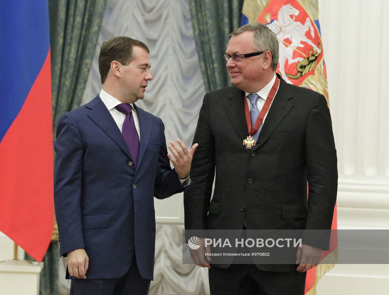 Д.Медведев вручил в Кремле государственные награды