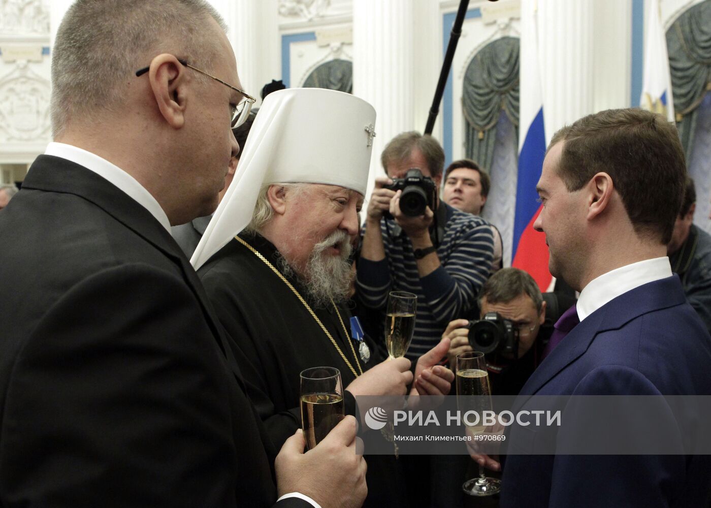 Д.Медведев вручил в Кремле государственные награды