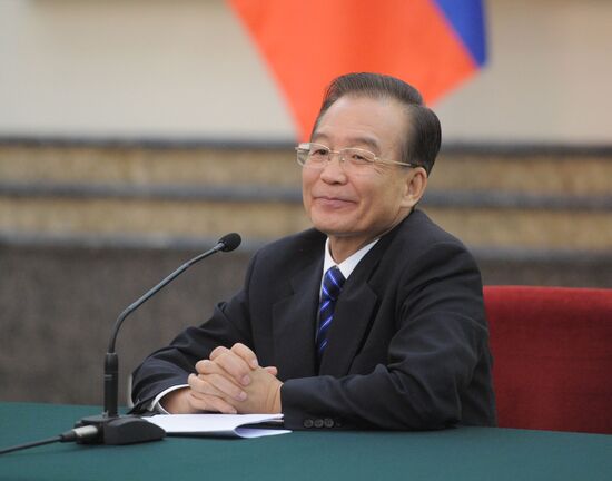 Премьер Государственного совета КНР Вень Цзябао