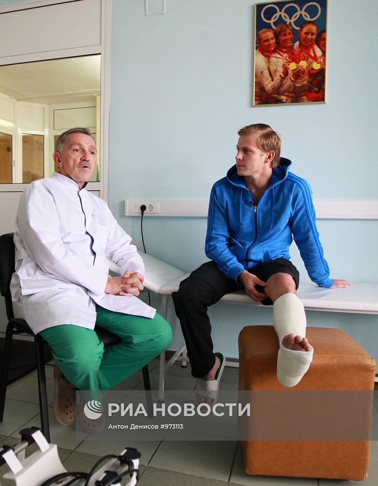Выписка биатлониста Ивана Черезова из больницы