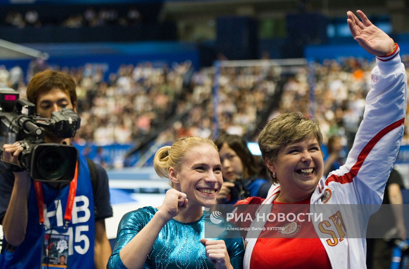 Спортивная гимнастика. Чемпионат мира. Десятый день