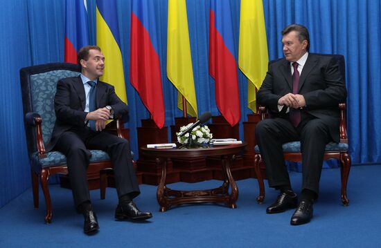 Д.Медведев прибыл на Украину