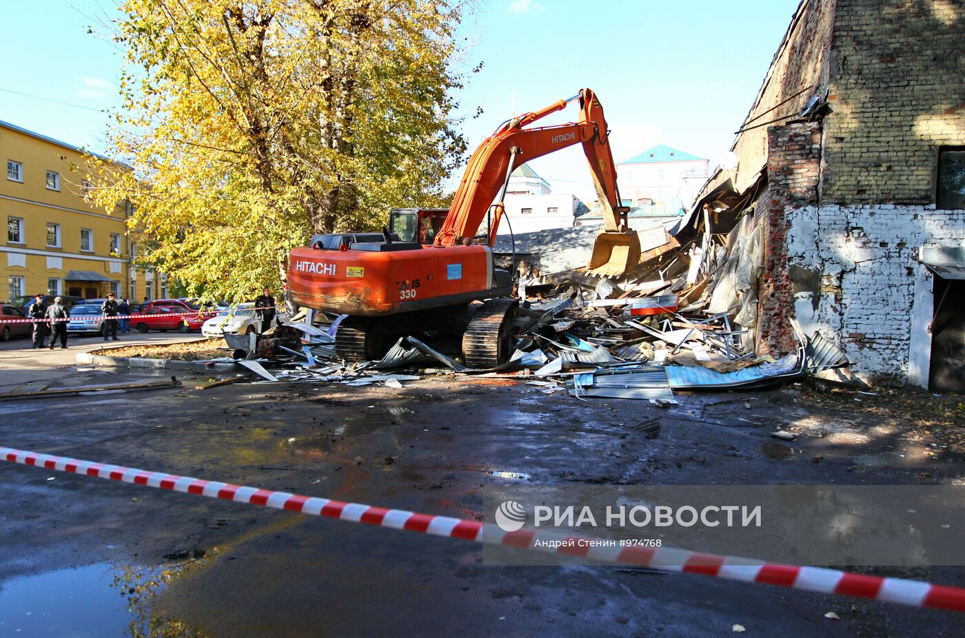 Снос незаконно построенной автомойки