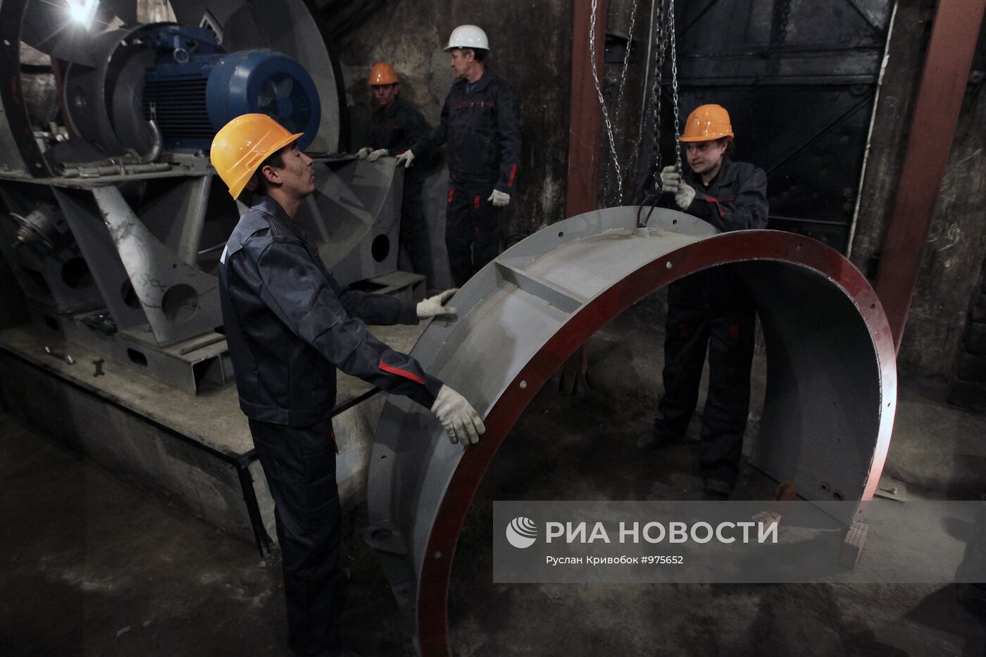 Работы по замене вентиляции в московском метро