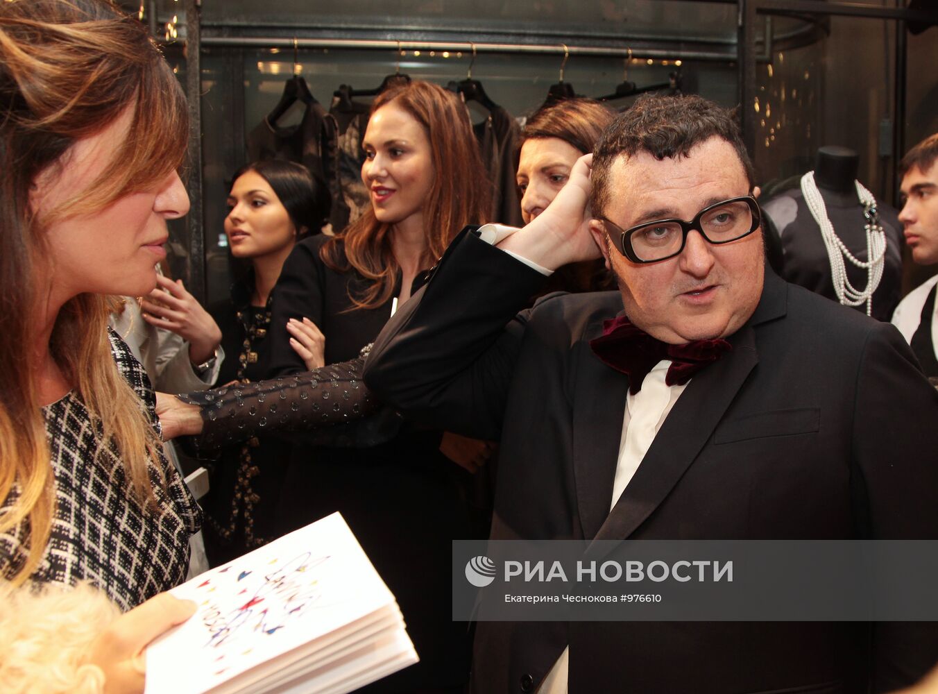Прием по случаю приезда главы дома моды Lanvin Альбера Эльбаза