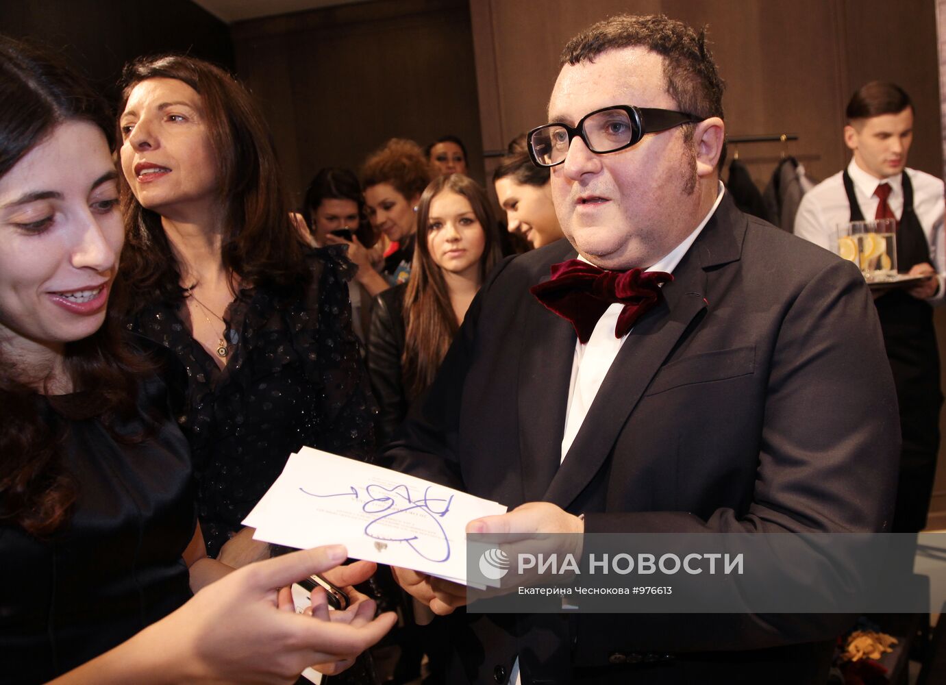 Прием по случаю приезда главы дома моды Lanvin Альбера Эльбаза
